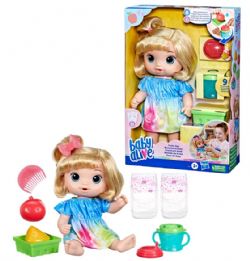 BABY ALIVE - COFFRET POUPÉE BOISSONS FRUITÉES - CHEVEUX BLONDS 30CM